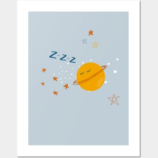 Baby space print Posters and Art